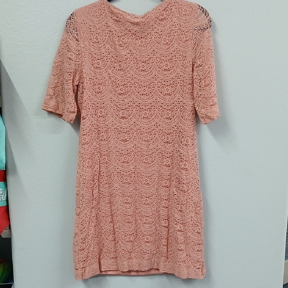 Apt. 9 Coral Lace Midi Dress - Picture 6 of 6